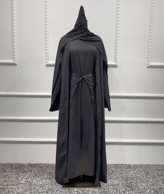 Traje Ejecutivo Tres Piezas Color Sólido Estilo Oriente Medio - Image 14