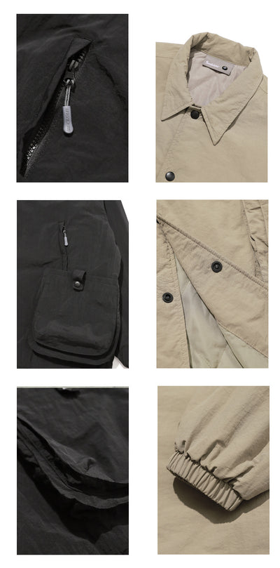Chaqueta de Algodón Vintage con Múltiples Bolsillos Unisex - Image 13