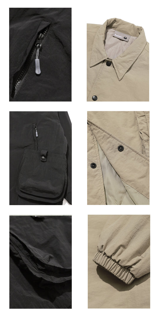 Chaqueta de Algodón Vintage con Múltiples Bolsillos Unisex - Image 13