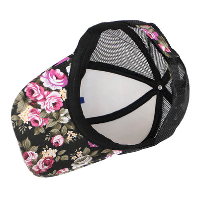 Gorra de Béisbol Floral para Mujer con Red Abierta - Image 8