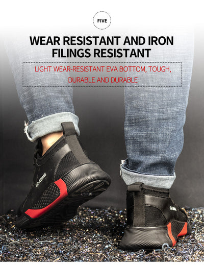 Zapatos de Seguridad Laboral con Puntera de Acero y Protección Antiperforación - Image 14