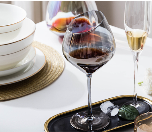 Copa de Vino Cristal Premium con Boca Oblicua - Juego de Copas para Vino Tinto y Champagne - Image 18