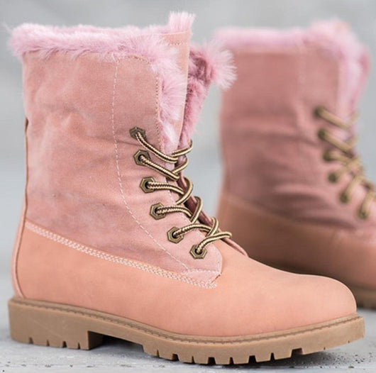 Botas Casuales de Tobillo con Algodón Grueso y Calidez Premium