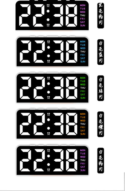 Reloj LED Ambiental con Luz Inteligente - Image 30