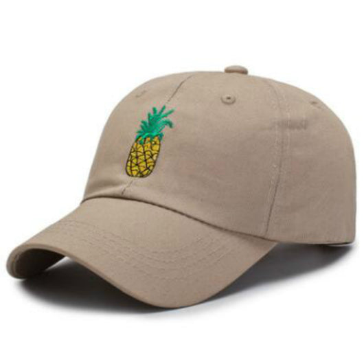 Gorra de Béisbol de Algodón con Bordado de Piña Ajustable - Image 6