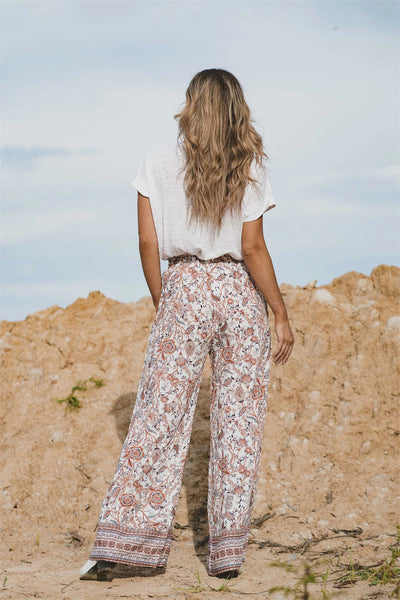 Pantalones Anchos con Estampado - Comodidad y Estilo Versátil - Image 3