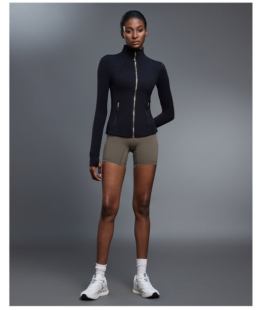 Chaqueta Deportiva Impermeable con Cuello Alto para Yoga y Running - Image 14