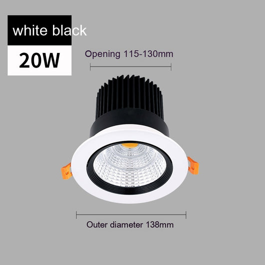 Foco LED Empotrable Antideslumbrante con Luz Variable y Tres Colores - Image 6