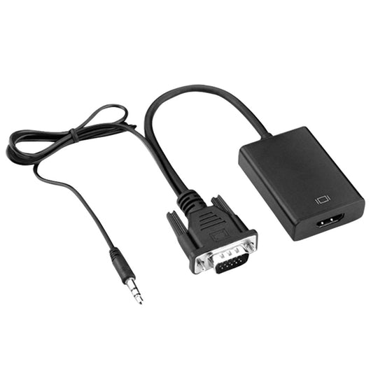 Adaptador VGA a HDMI con Audio y Alimentación - Conexión 1080p Plug and Play - Image 4