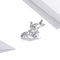 Single Sterling Plateado S925 Butterfly Vine Ear Clip Simple Hollow SCE1158 single 925 Plateado