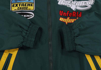 Chaqueta Motociclista Casual Suelta con Cuello Mao para Hombre - Image 5