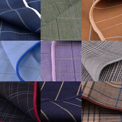 Traje de Algodón para Hombre Diseño a Rayas con Bolsillos, Pañuelo y Bufanda - Image 39