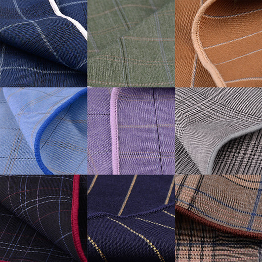 Traje de Algodón para Hombre Diseño a Rayas con Bolsillos, Pañuelo y Bufanda - Image 39