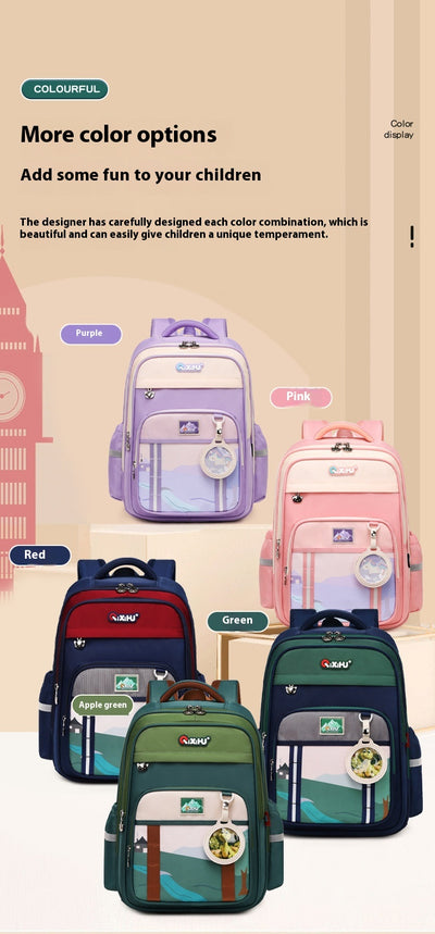 Mochila Escolar de Gran Capacidad Ligera y Resistente para Primaria - Image 22