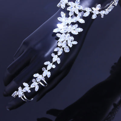 Pulsera de Anillo Retro Europeo Americano con Circonita - Image 2