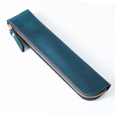 Estuche Portalápices de Cuero Genuino Estilo Retro - Image 10