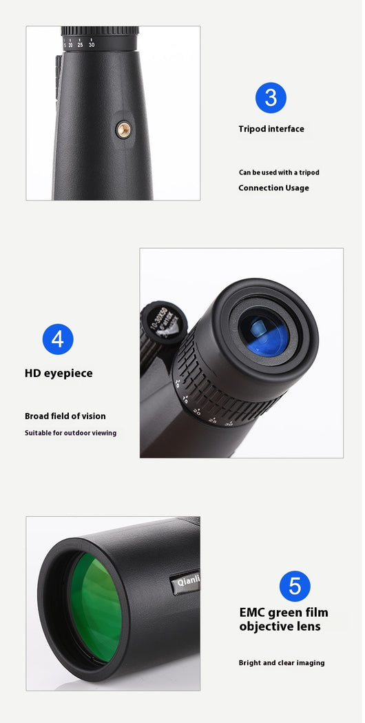 Telescopio Monocular de Alto Aumento con Zoom Profesional - Image 12