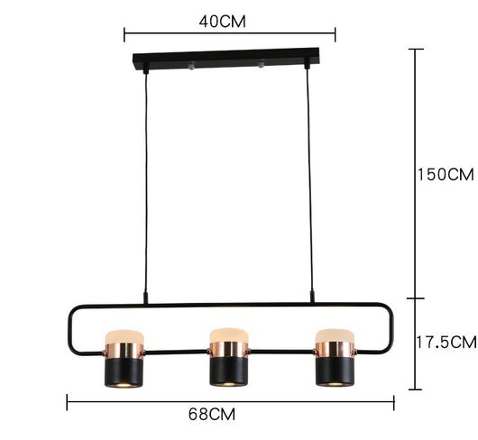 Lámpara Colgante Lineal Minimalista para Comedor - Image 7