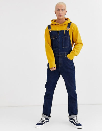 Mono Vaquero para Hombre con Tirantes de Color Sólido - Image 5