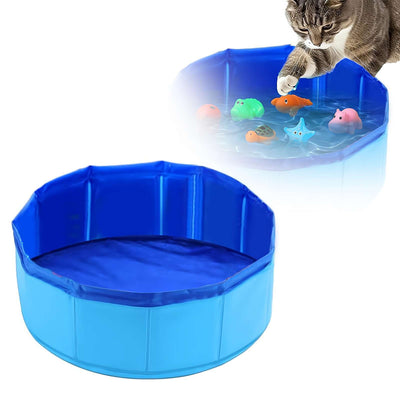 Piscina Plegable para Mascotas con Juguetes Vinílicos - Image 3