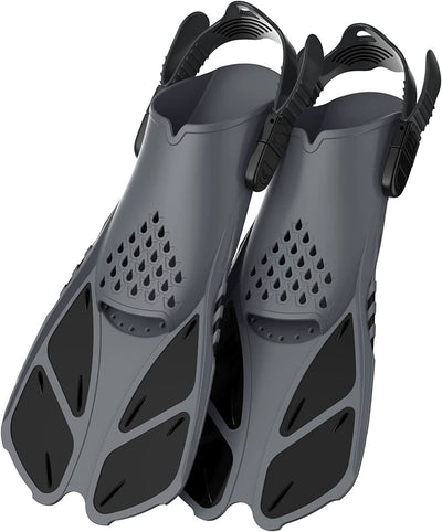 Aletas Cortas de Alta Elasticidad para Snorkel - Hombre y Mujer Ajustables - Image 5