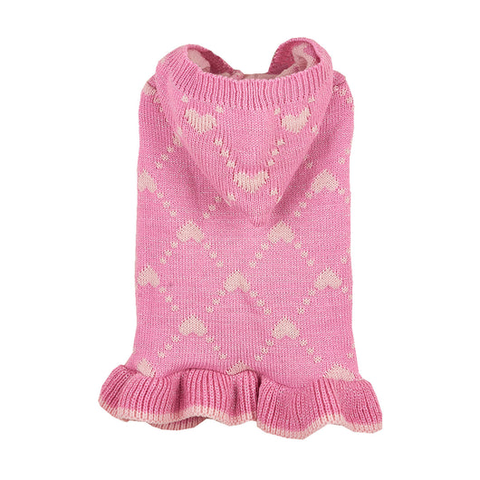 Suéter Hoodie para Perros Pequeños - Abrigo Invierno Tejido con Corazón - Image 23
