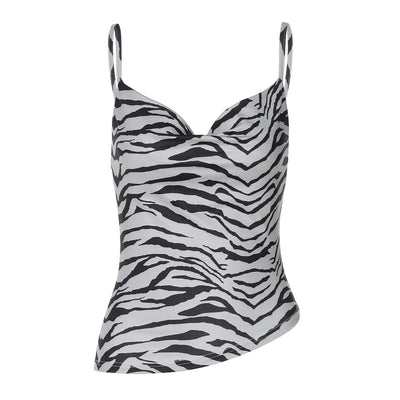Top Camisola Escotado con Estampado y Cuello Halter - Image 5