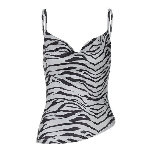 Top Camisola Escotado con Estampado y Cuello Halter - Image 5