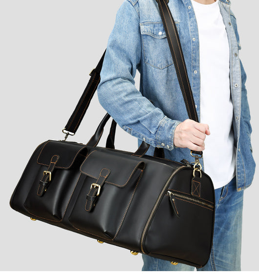Bolso de Cuero Portátil para Viajes - Image 15