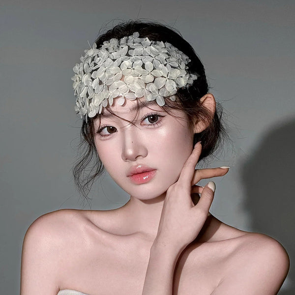 Diadema Media Guirnalda Floral - Accesorio para el Cabello
