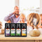 Set de 4 Aceites Esenciales para Masaje