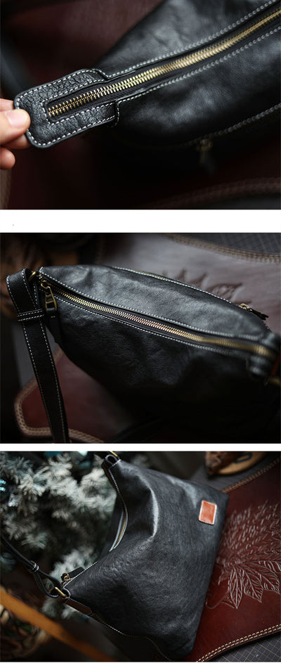 Bolsa Mensajera de Cuero Genuino para Hombre - Image 8