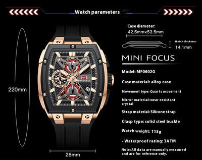 Reloj Hombre Arc Espejo Multicapa Hueco - Image 9