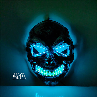 Máscara Calavera LED Luminosa de Terror para Halloween - Image 3