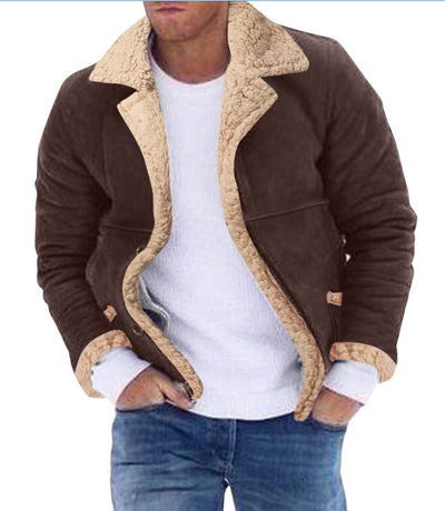 Chaqueta Acolchada para Hombre con Forro de Lana y Pelaje Integrado - Image 15