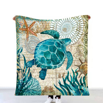 Manta Franela Estampada para Siesta y Descanso - Image 4