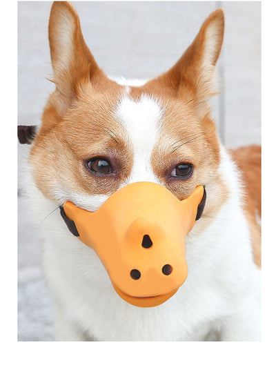 Bozal Ajustable de Silicona Pura con Forma de Rinoceronte para Perros - Image 15