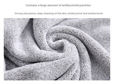 Toalla de Baño Absorbente de Fibra de Coral Gruesa con Carbón de Bambú Antibacteriano - Image 10