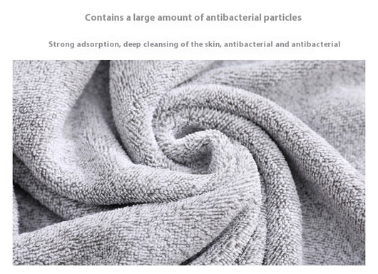 Toalla de Baño Absorbente de Fibra de Coral Gruesa con Carbón de Bambú Antibacteriano - Image 10