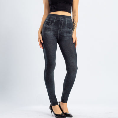 Leggins sin Costuras Estilo Denim con Efecto Levantador - Image 17