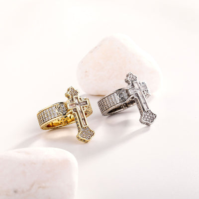 Anillo Cruzado Moderno para Hombre - Diseño Versátil y Trendy - Image 2