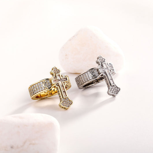 Anillo Cruzado Moderno para Hombre - Diseño Versátil y Trendy - Image 2