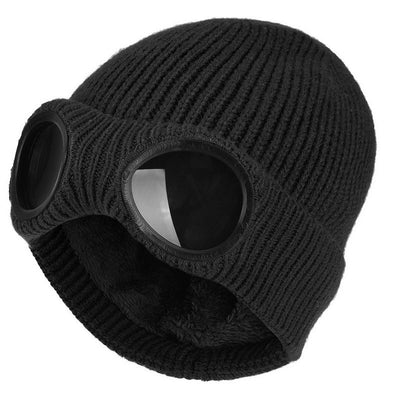 Gorro Tejido Abrigado con Gafas Protectoras - Protección Térmica Unisex Otoño Invierno - Image 11