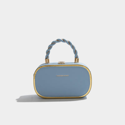Bolso de Cadena Texturizado Minimalista de Mano - Image 8