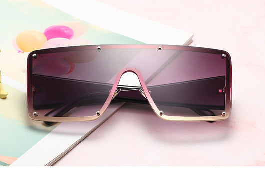 Gafas de Sol Cuadradas Oversized con Personalidad para Mujer - Image 24