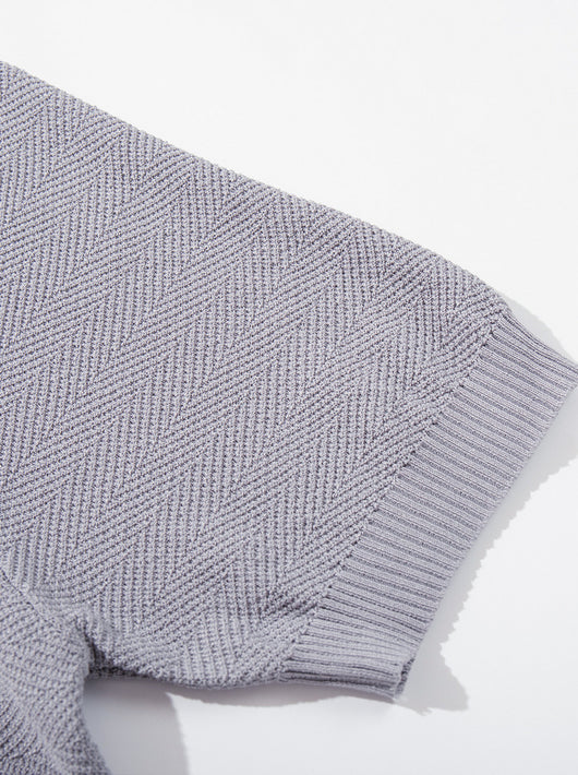 Polo Tejido Texturizado de Manga Corta para Hombre - Image 19
