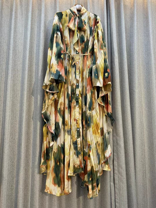 Vestido Camisa Convertible de Primavera con Cinturón Reversible - Image 12