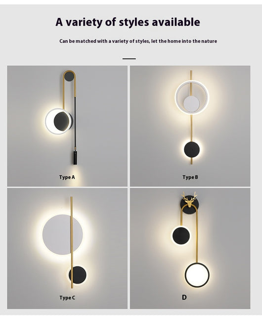 Lámpara de Pared Moderna para Dormitorio, Sala y Pasillos - Image 24