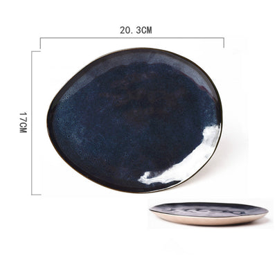 Plato Desayunero Multiusos Cerámica Pintada a Mano Estilo Rústico - Image 72