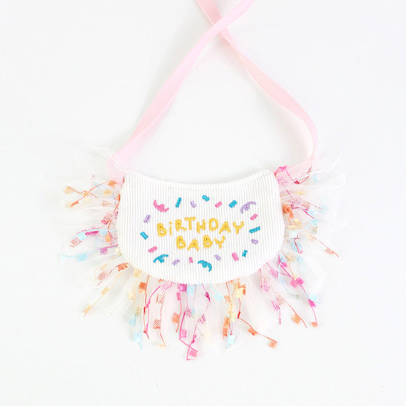 Bandana Fiesta para Perros - Pañuelo Triangular Cumpleaños Bichón